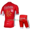 Kind Fietskleding (Fietsshirt + Fietsbroek Kort) 2017 Cofidis Pro Team N001